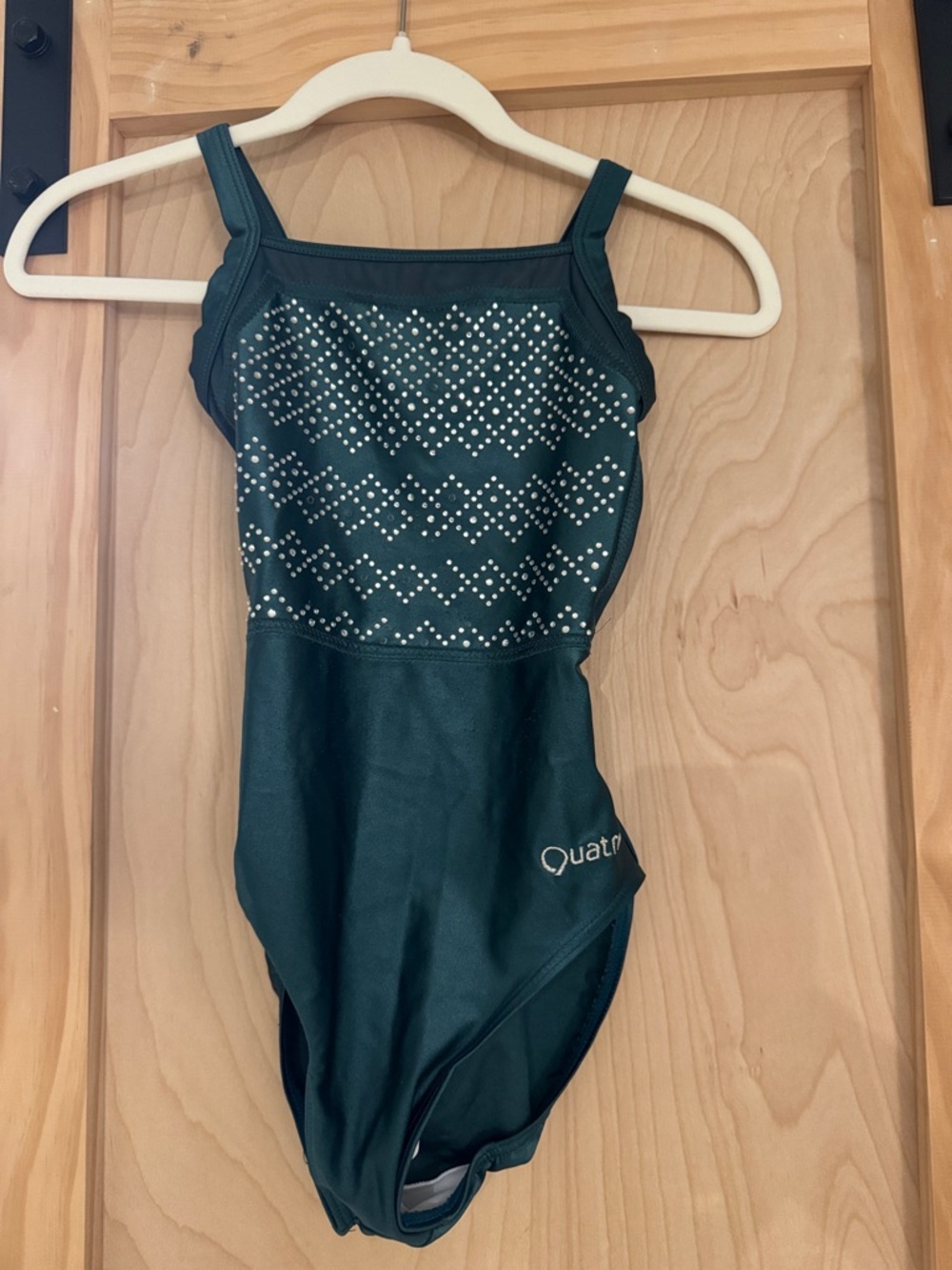 Quatro Elegant Leotard for Gymnastics. High quality and cutout backing!